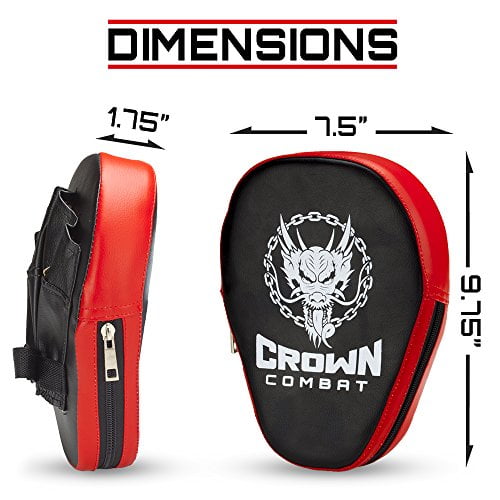 Crown Combat Curved PU Leather Punch Mitt