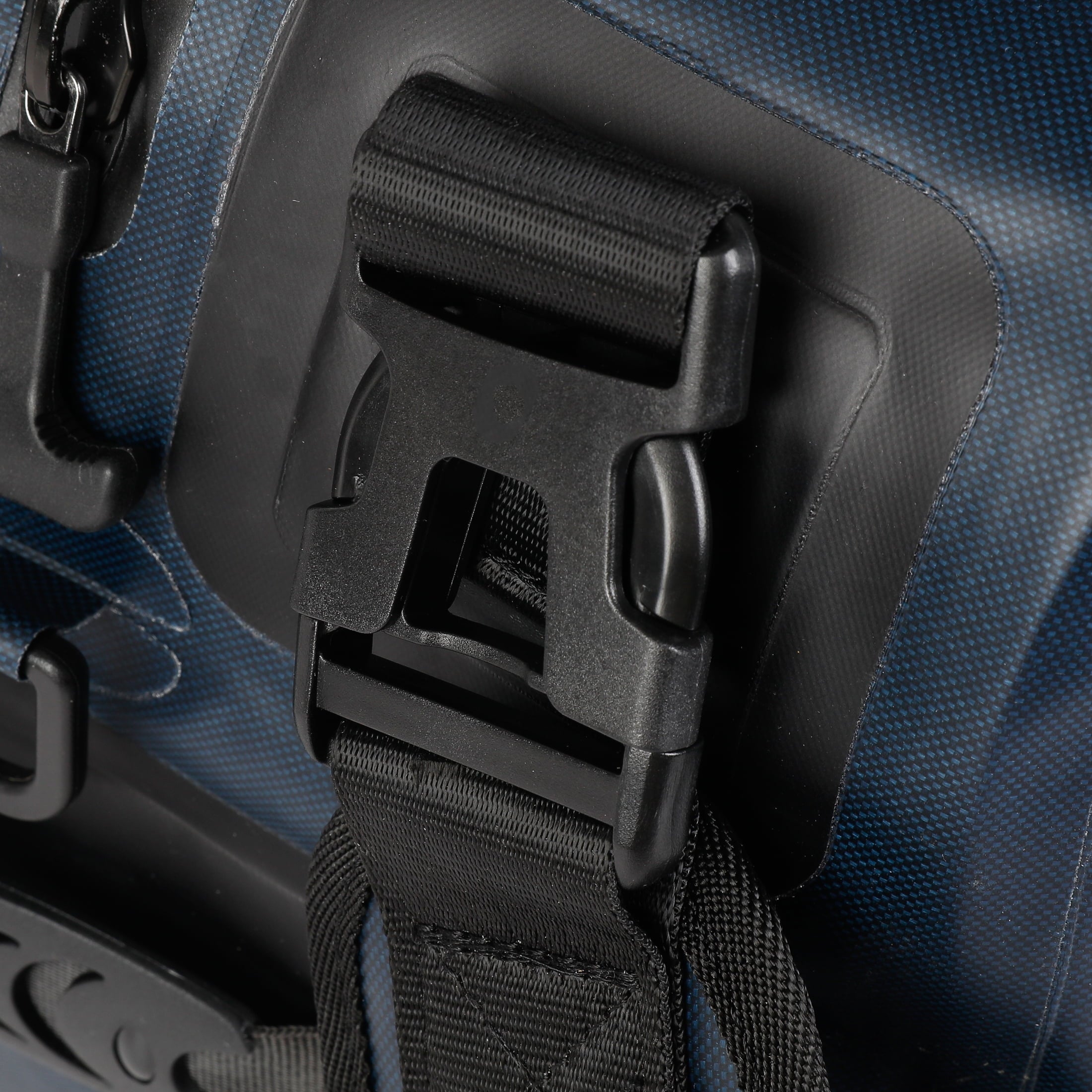 DRIFT Waterproof Boat Bag with Backpack Straps, TPU Coating, 840 Denier, 33L, Navy Blue