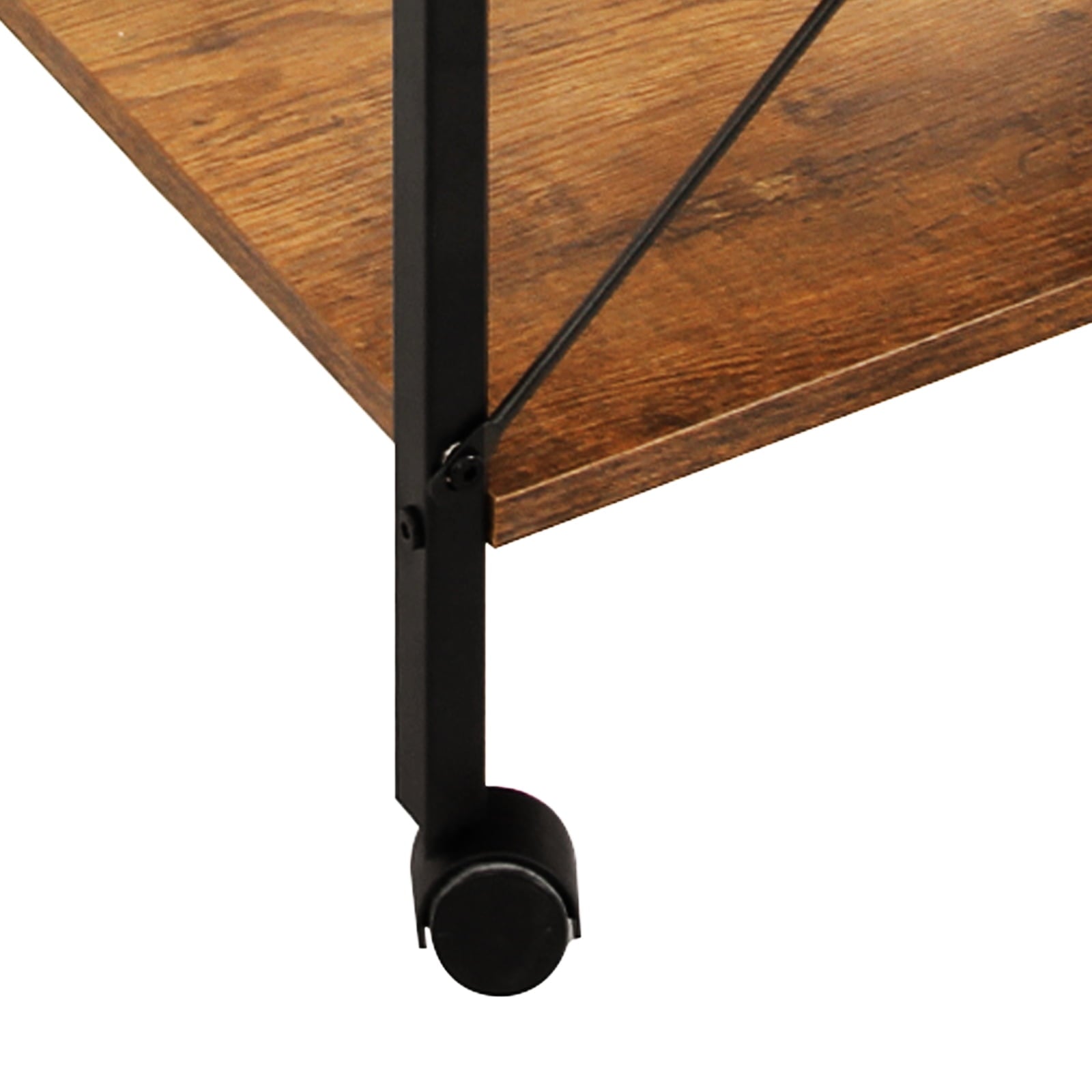 SOGES 3-Tier Kitchen Baker's Rack Utility Microwave Oven Stand Kitchen Cart Island Brown