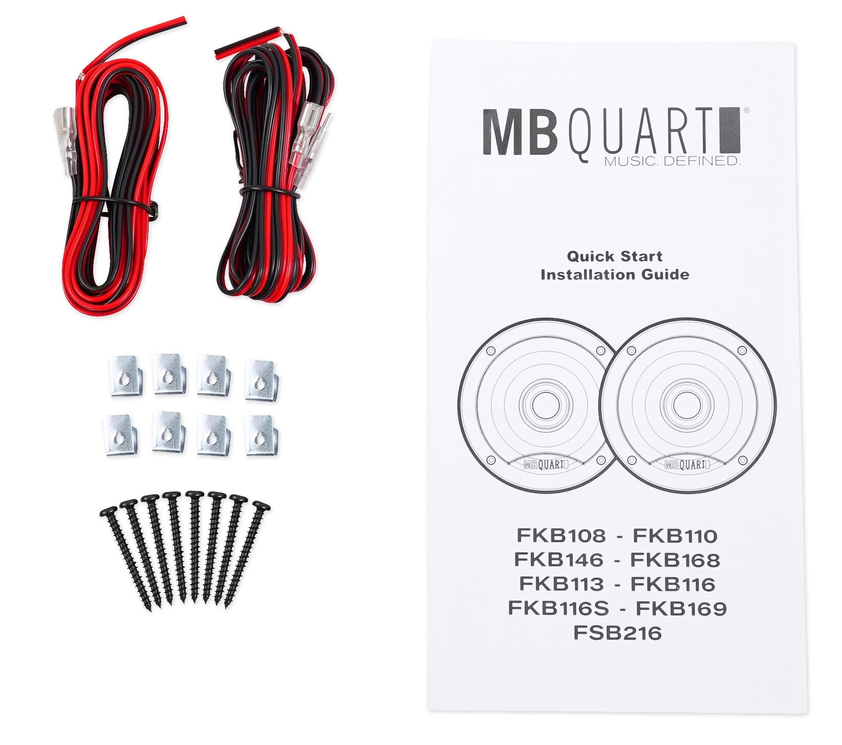 (4) MB QUART FKB116S 6.5