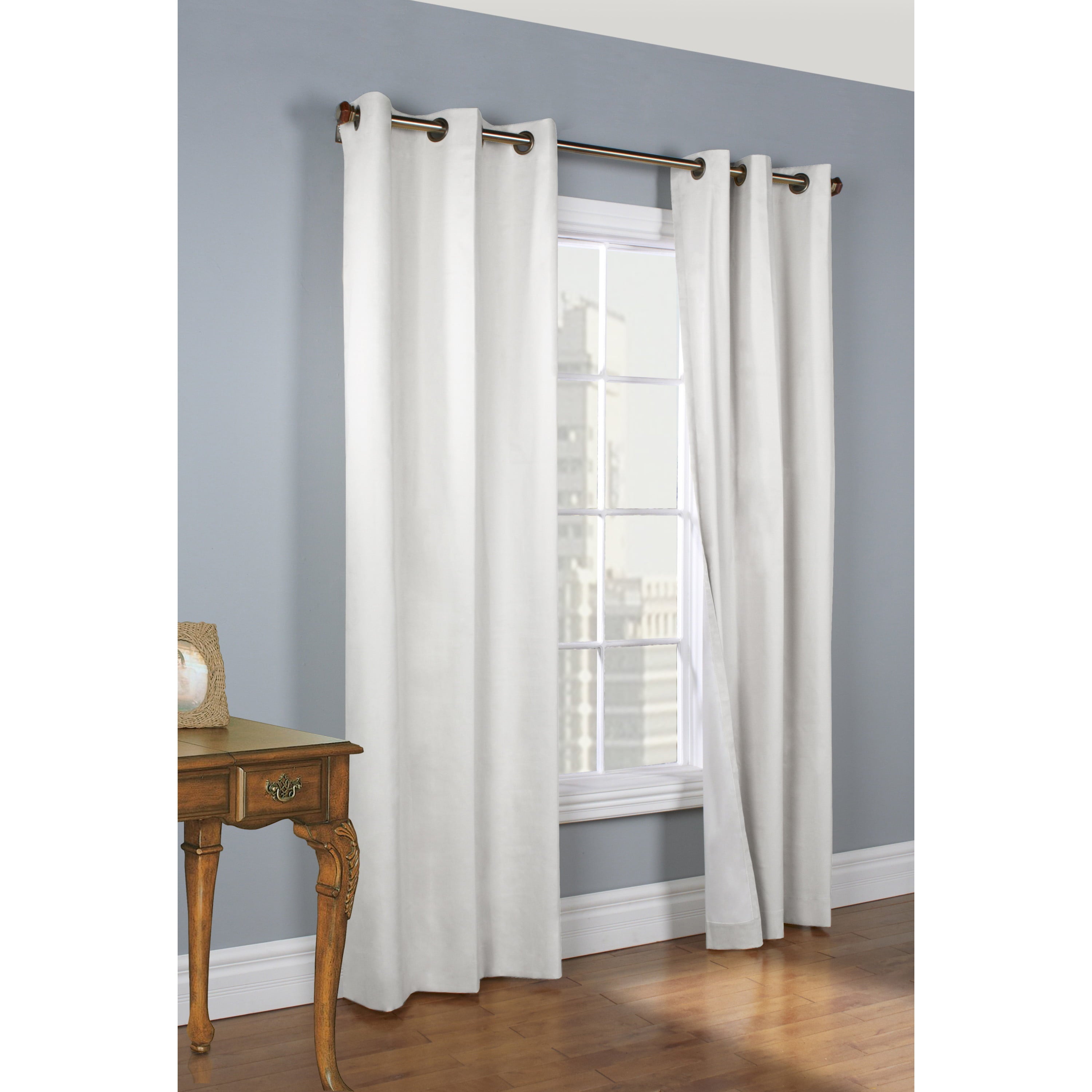 Winmate Insulated Cotton Grommet Curtain Panel - Pair each 40