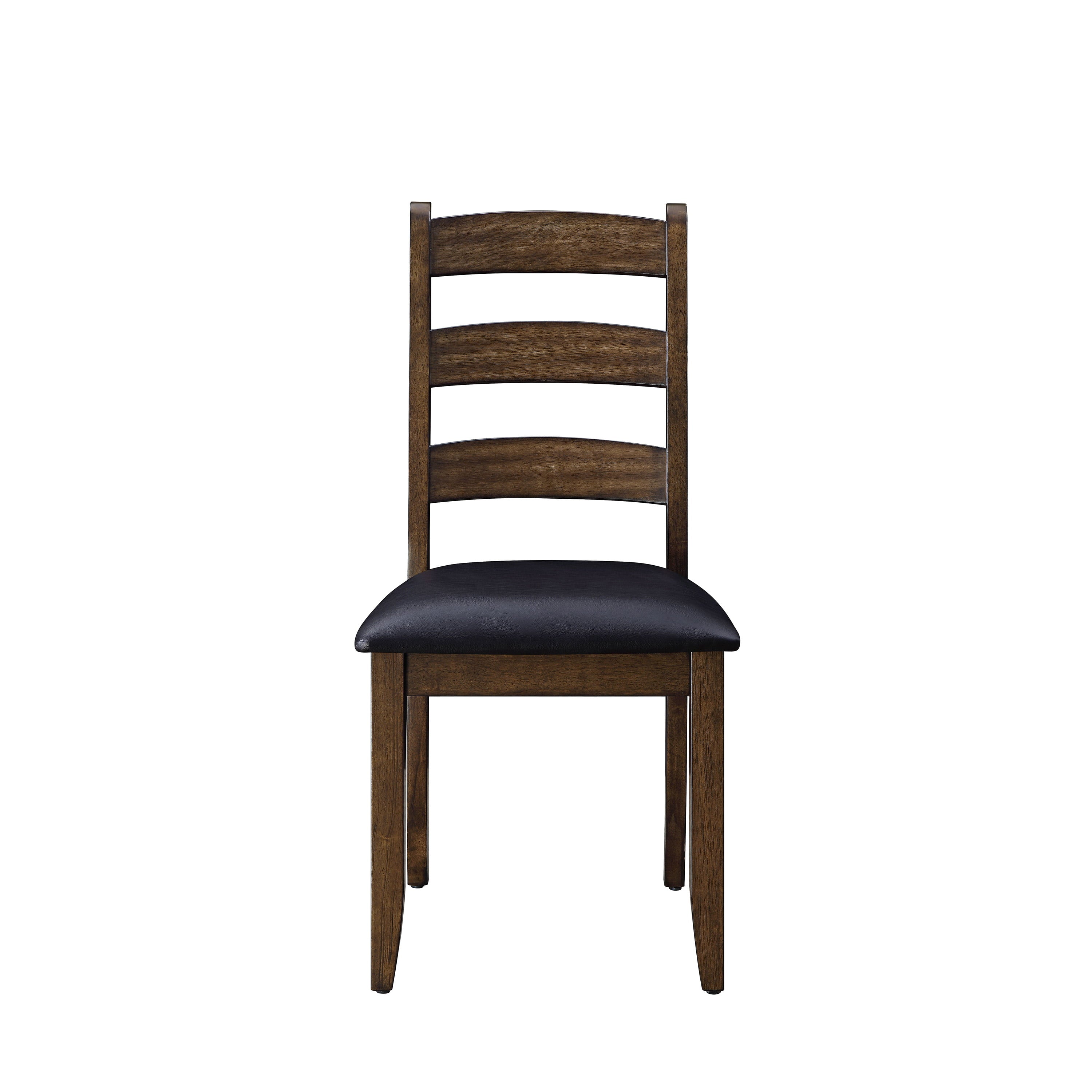 Better Homes & Gardens Granary Modern Farmhouse Ladderback Dining Chairs, Set of 2, Aged Brown Ash