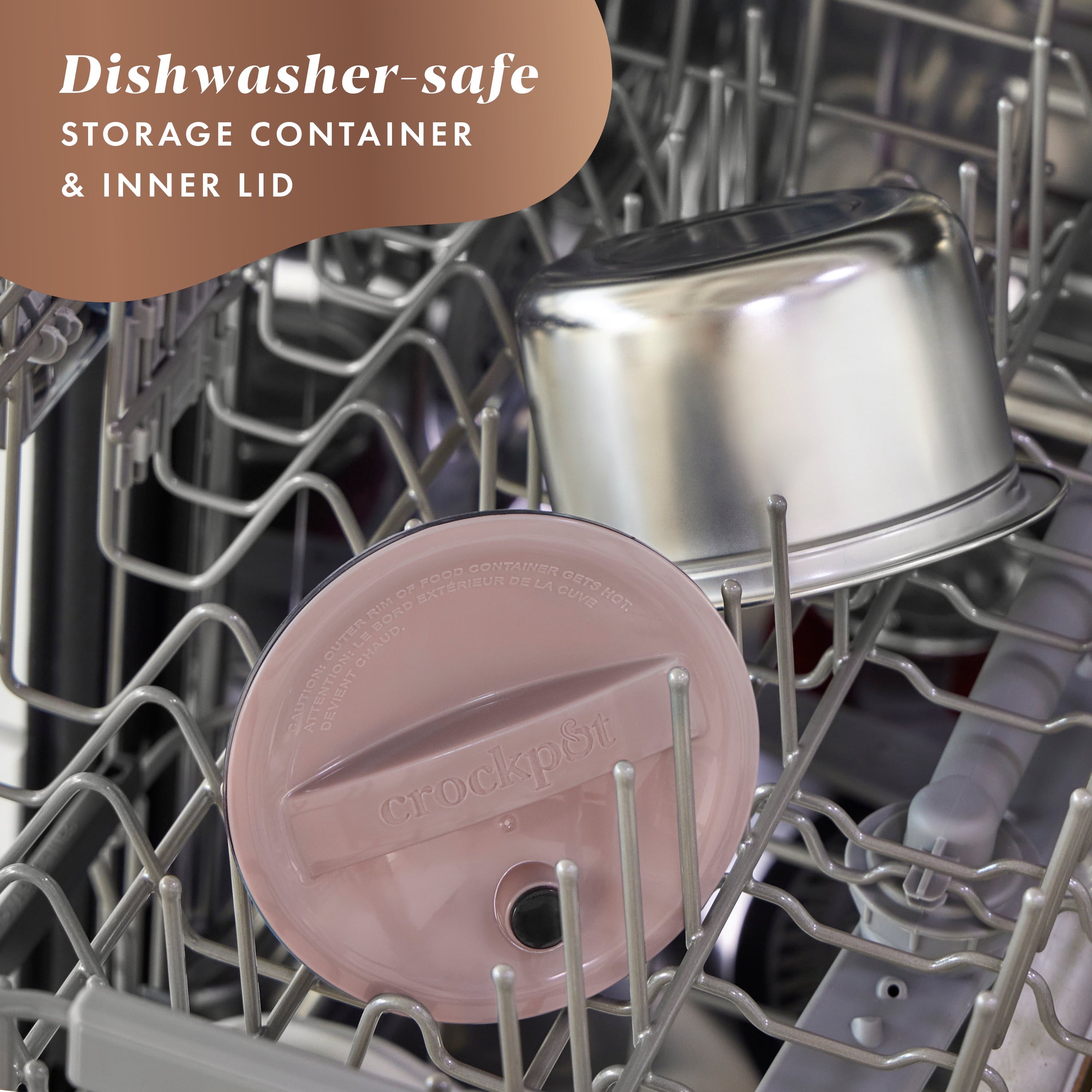 Crockpot 20-oz. Lunch Crock Food Warmer, Sphinx Pink (6.6 L x 6.6 W x 6.4 H)