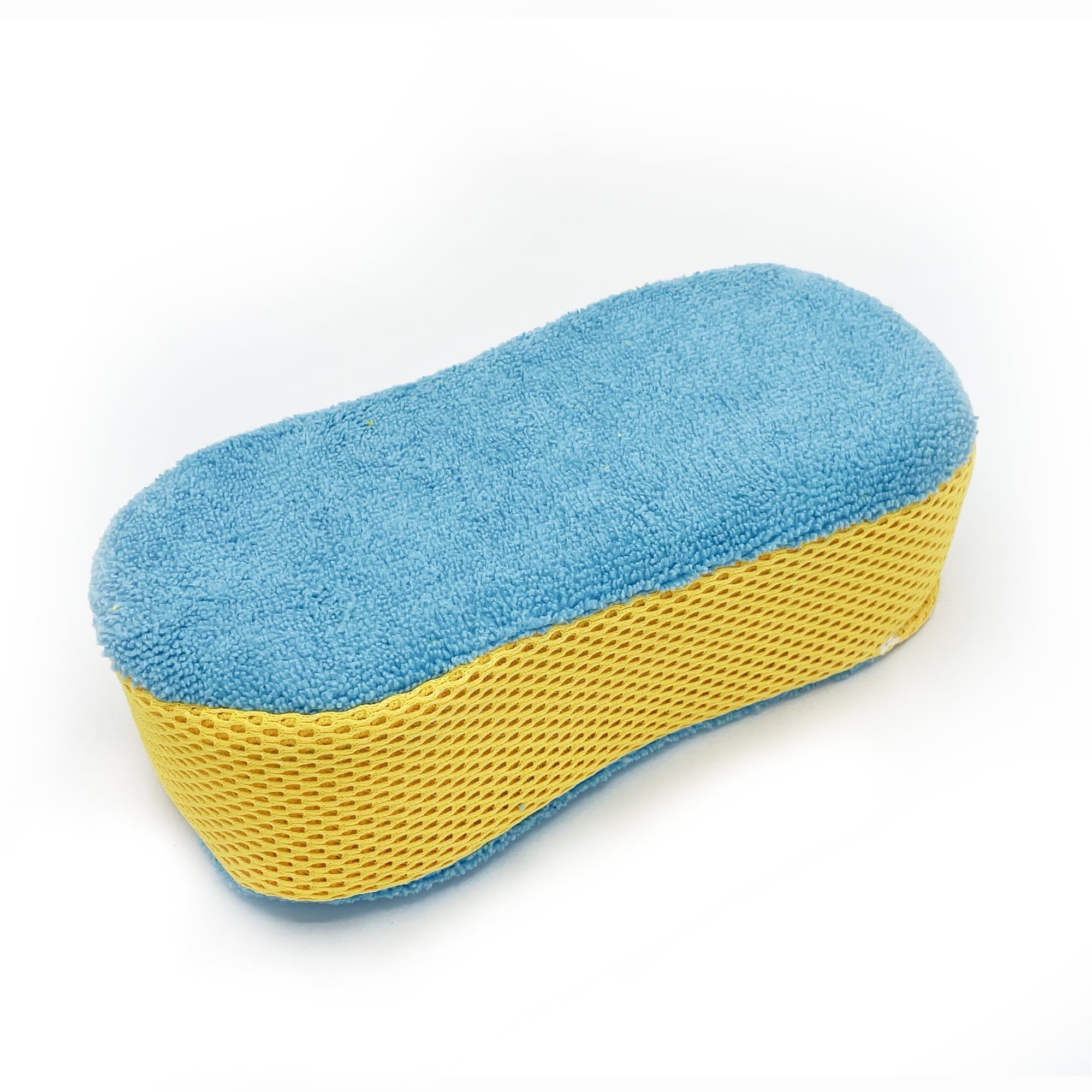 Auto Drive Car Wash Microfiber Sponge w/ bug mesh, Blue