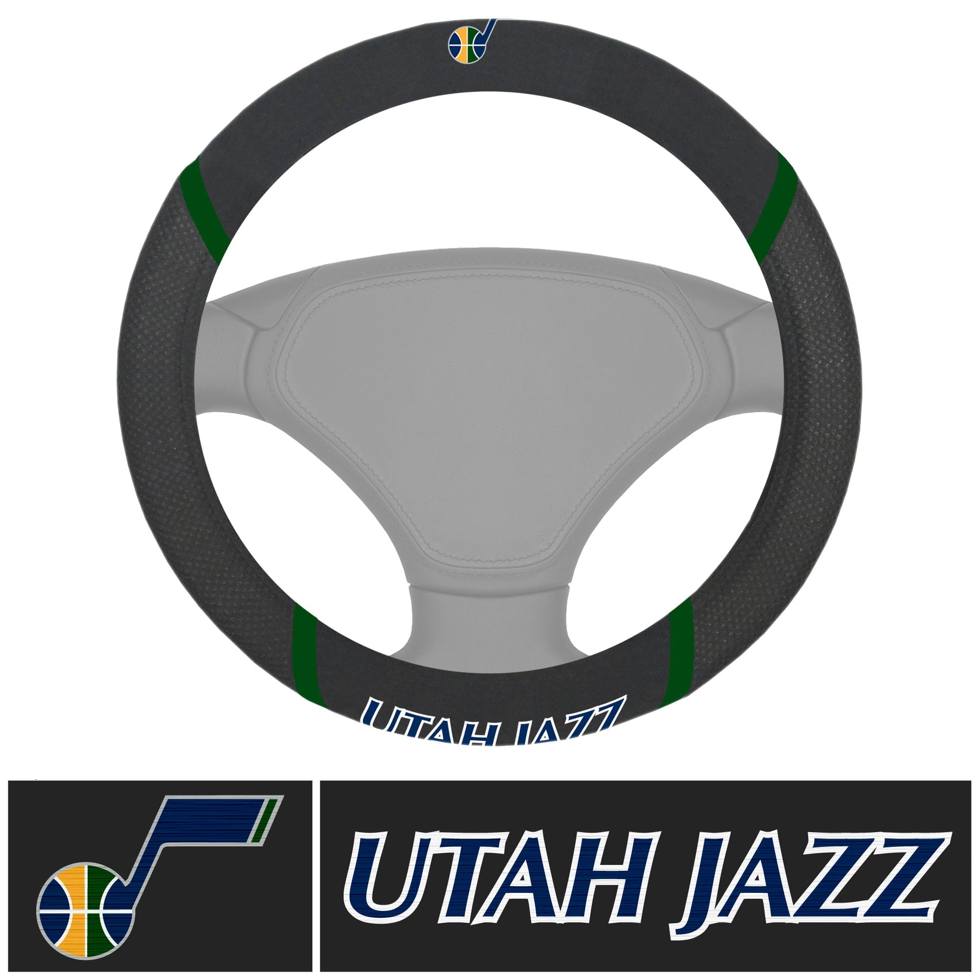 Utah Jazz Steering Wheel Cover
