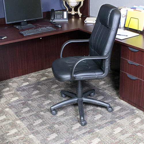 Low Pile Carpet Office Mat Chair Mat, 45" X 53" (C521003G)