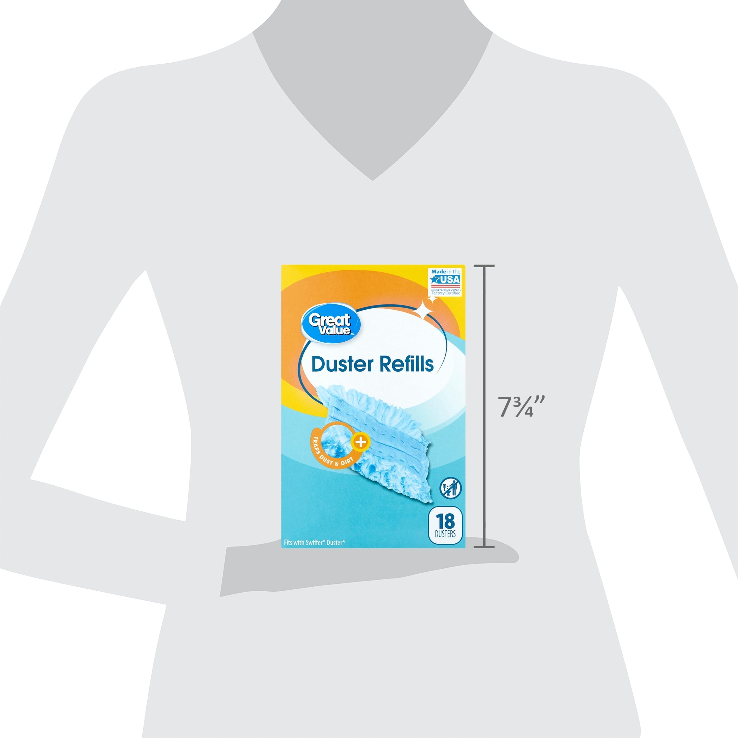 Great Value Duster Refills, 18 count