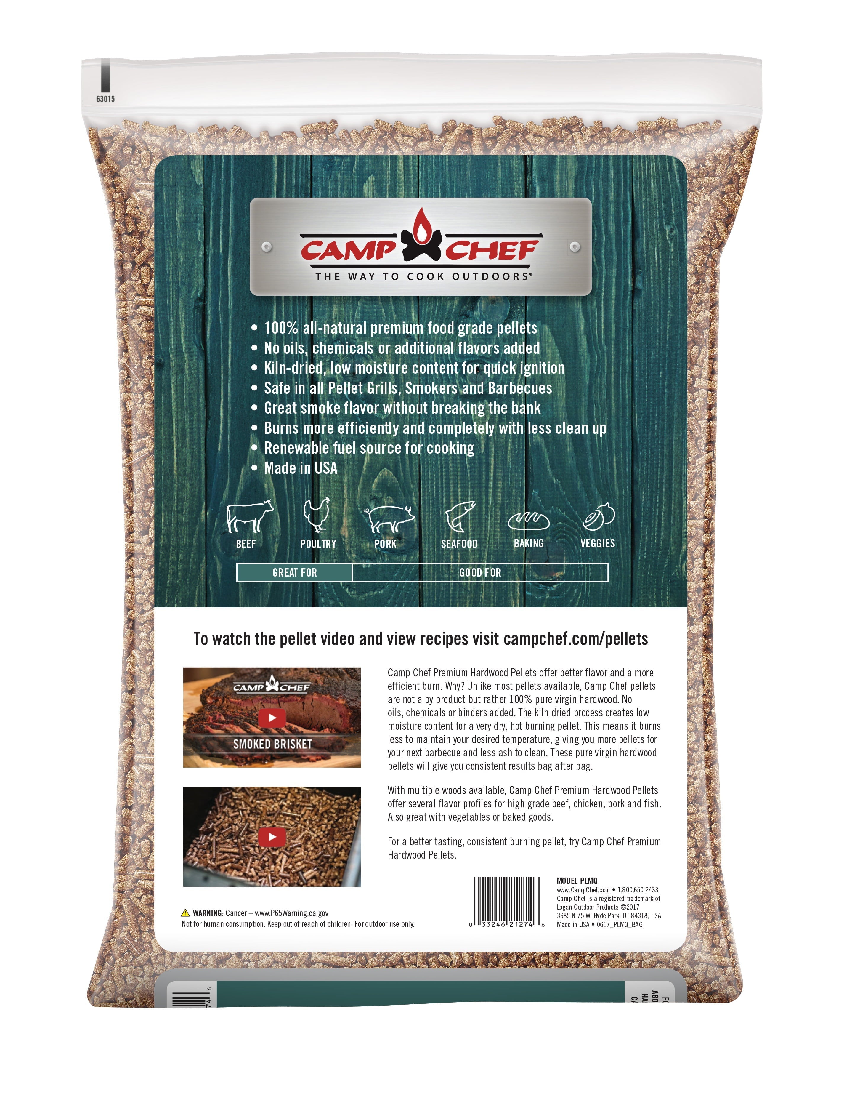 Camp Chef Mesquite Wood Smoke Pro Premium Hardwood Pellets