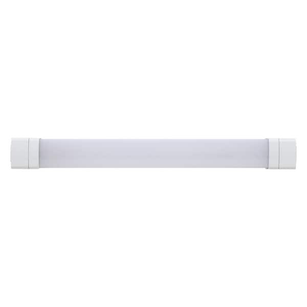 2 ft. Vapor Tight Integrated LED Gray Wraparound Light with Dual Selectable CCT and Lumen
