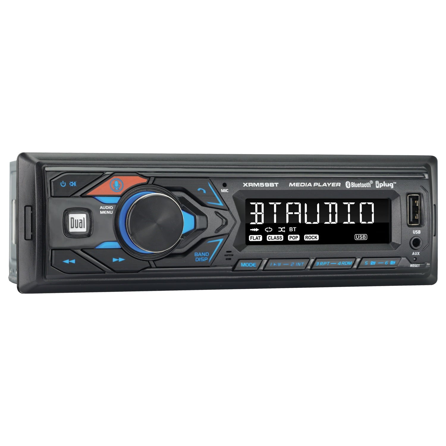 Dual Single-Din in-dash all-Digital Media Receiver with