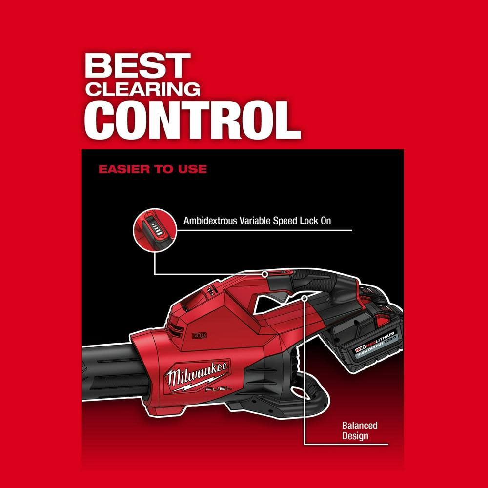 Milwaukee M18 FUEL Dual Battery 145 mph 600 CFM 18 V Battery Handheld Blower Tool Only