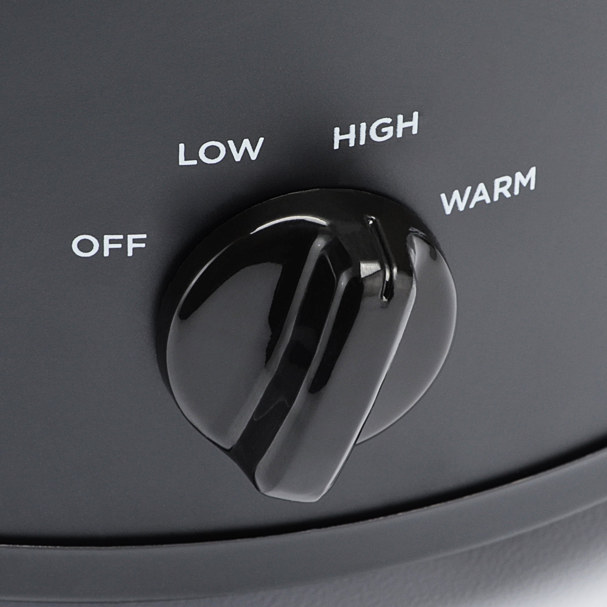 Mainstays 2 QT Slow Cooker, Matte Black Finish, Removeable Stoneware Pot, MODEL MS54100112165B