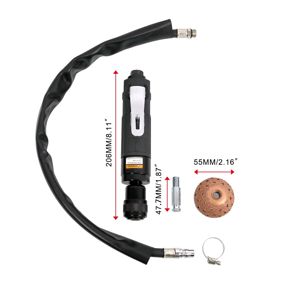 Ryanstar Racing 2500rpm Low Speed Air Tire Buffer Tire Repair Kit Polishing Cleaning Tool 35 mm