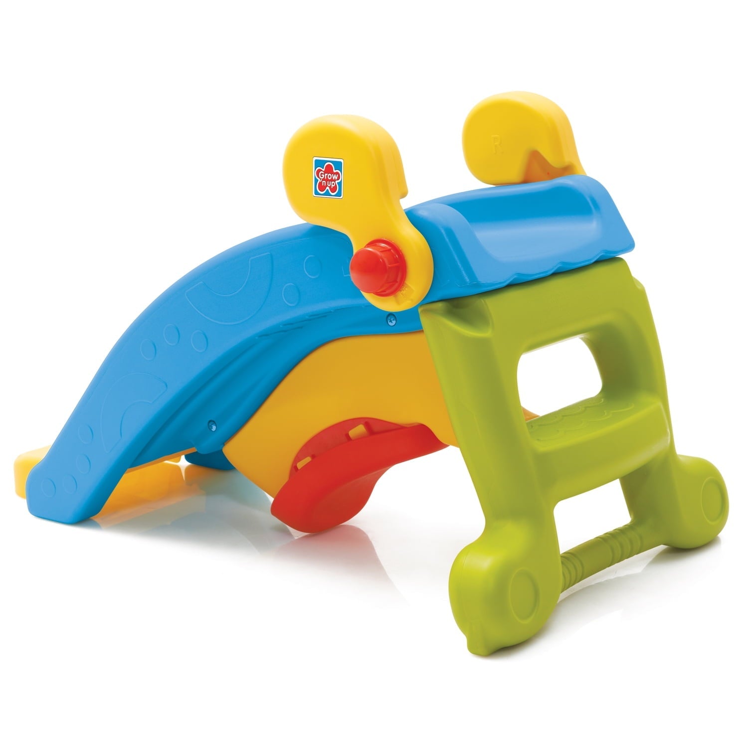 Grow 'N Up Plastic Toddler Slide and Rocker Combo