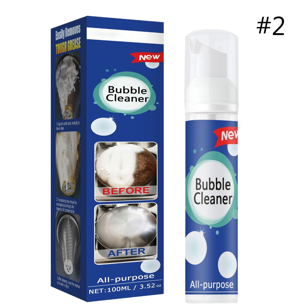 Magic Degreaser Cleaner Spray 30ml/100ml Multi-Purpose Foam Cleaner Stain Remover Kitchen Degreasing Household Cleaning