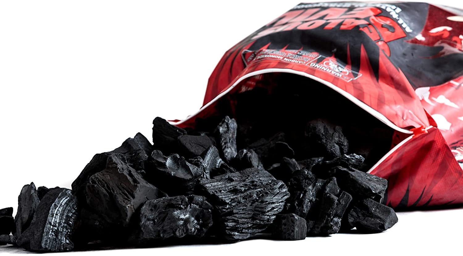 Jealous Devil 100% Natural Hardwood Lump Charcoal Quebracho Blanco - Restaurant Quality 20-Pounds