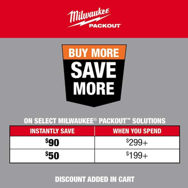 PACKOUT 22 in. Medium Red Tool Box with 75 lbs. Weight Capacity