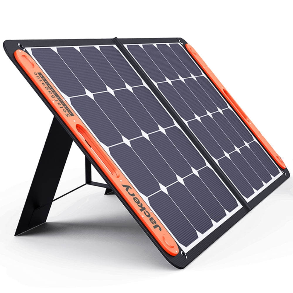 Jackery SolarSaga Solar Panel 80W, Dual-Sided Panels Enhanced Power Generation Efficiency of 25%, IP68 Waterproof and Dustproof, Compatible with all Jackery Power Stations, (Solar Panel Only)