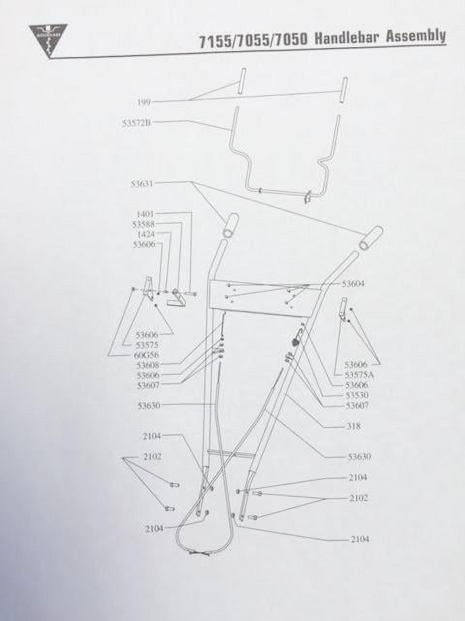Earthquake Rear Tine Tiller Cable , 39