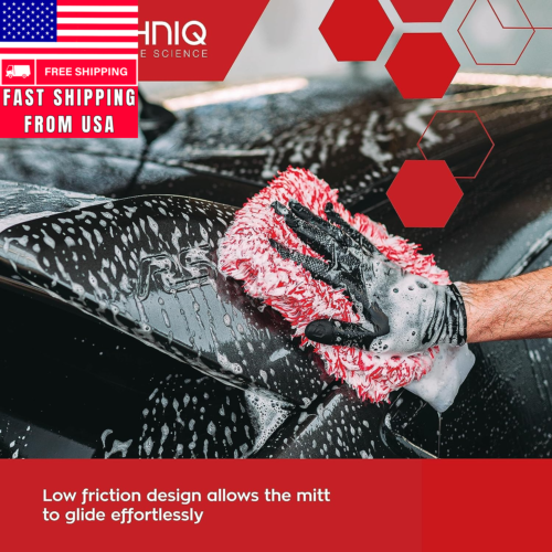 WM2 Microfibre Wash Mitt - Ultra Low Friction Washcloth, Soft Glide Mi