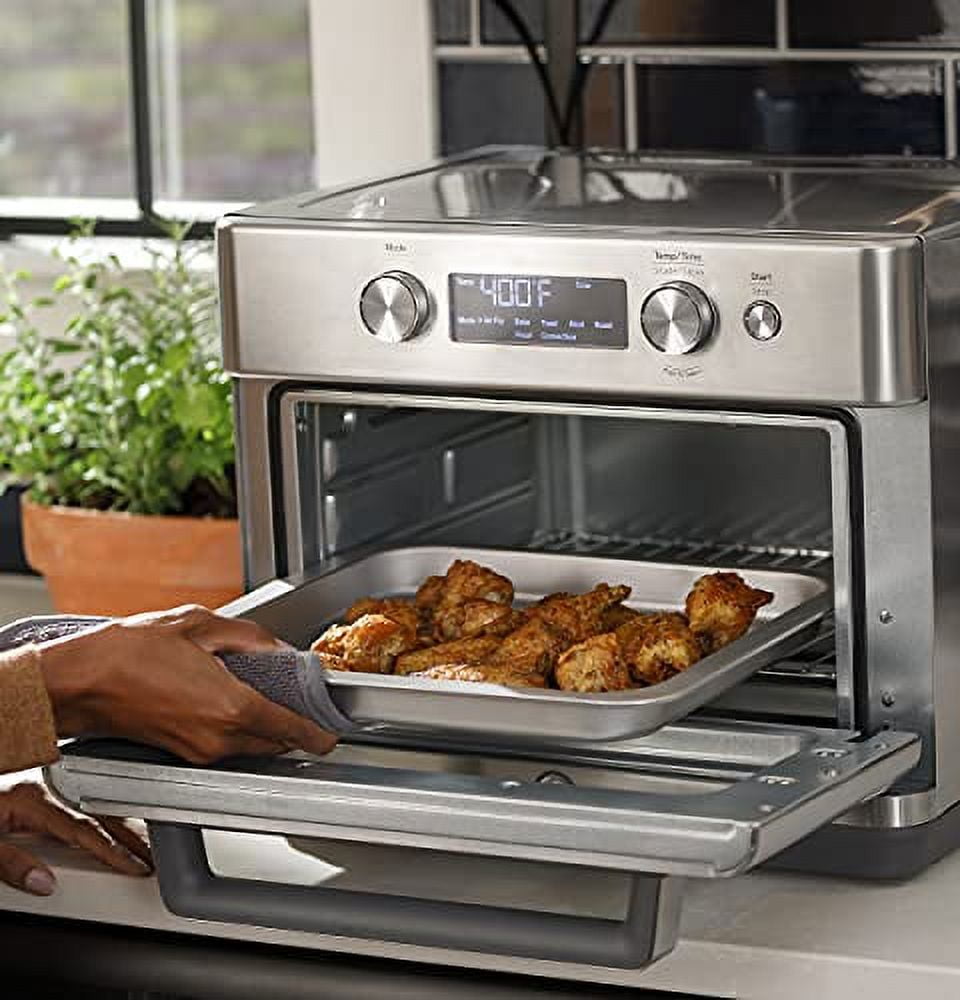 GE - Convection Toaster Oven with Air Fry - Stainless Steel