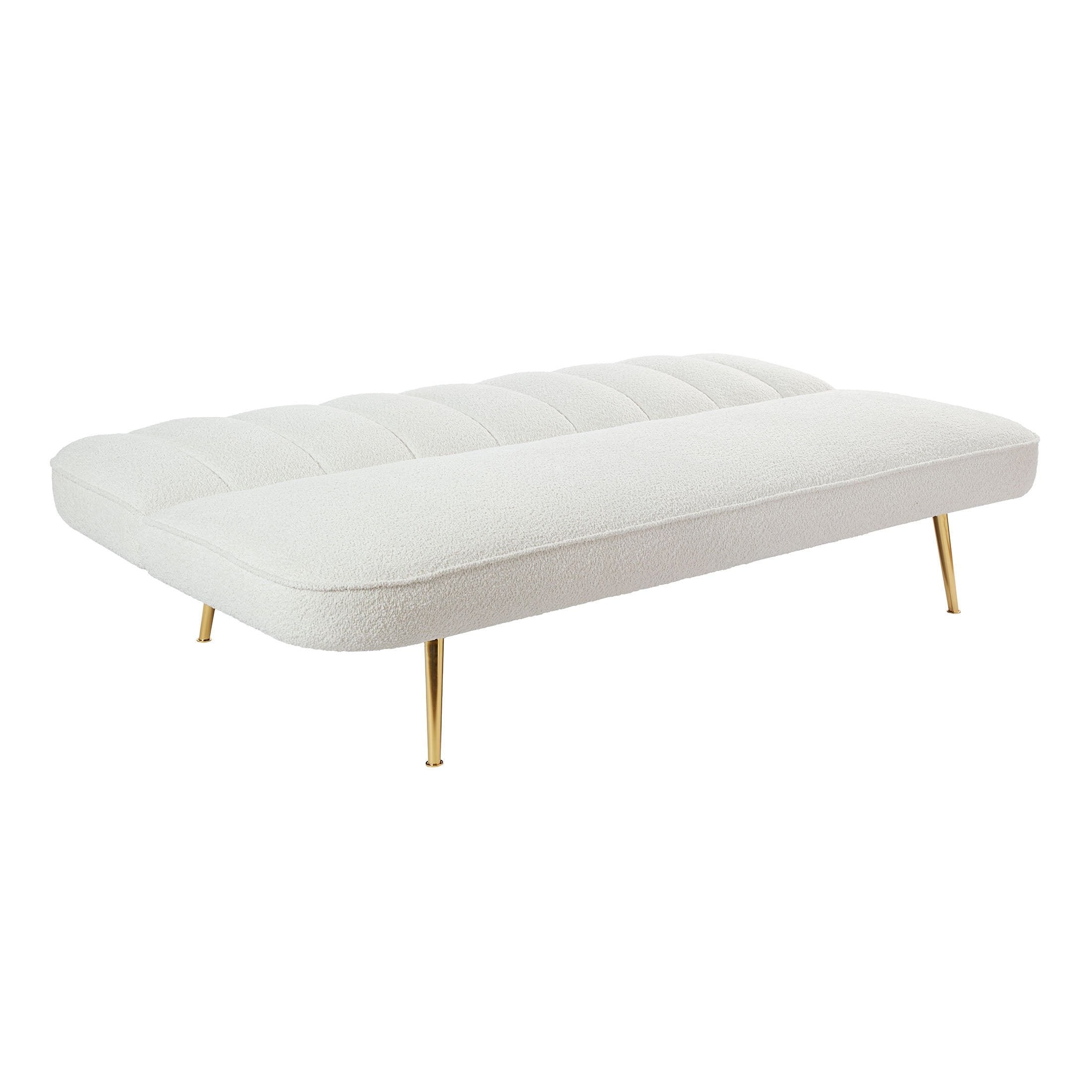 Mainstays Textured Futon With Gold Legs