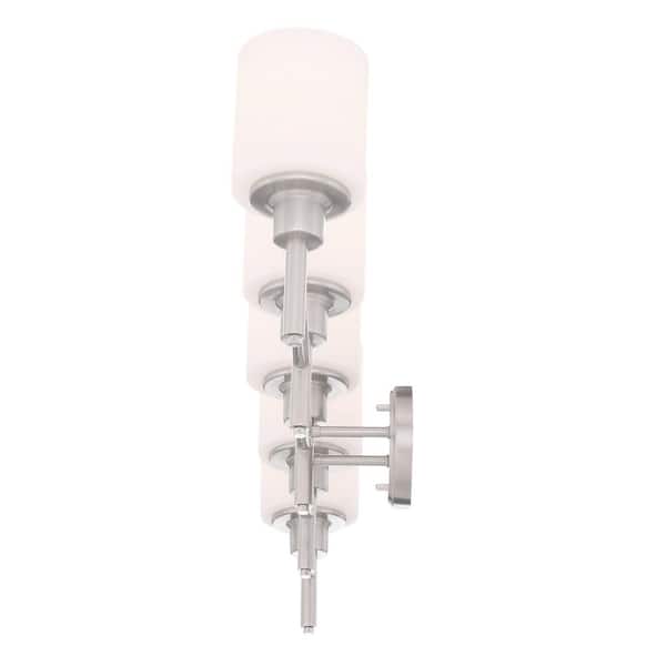 Aubrey 5-Light Satin Nickel Vanity Light