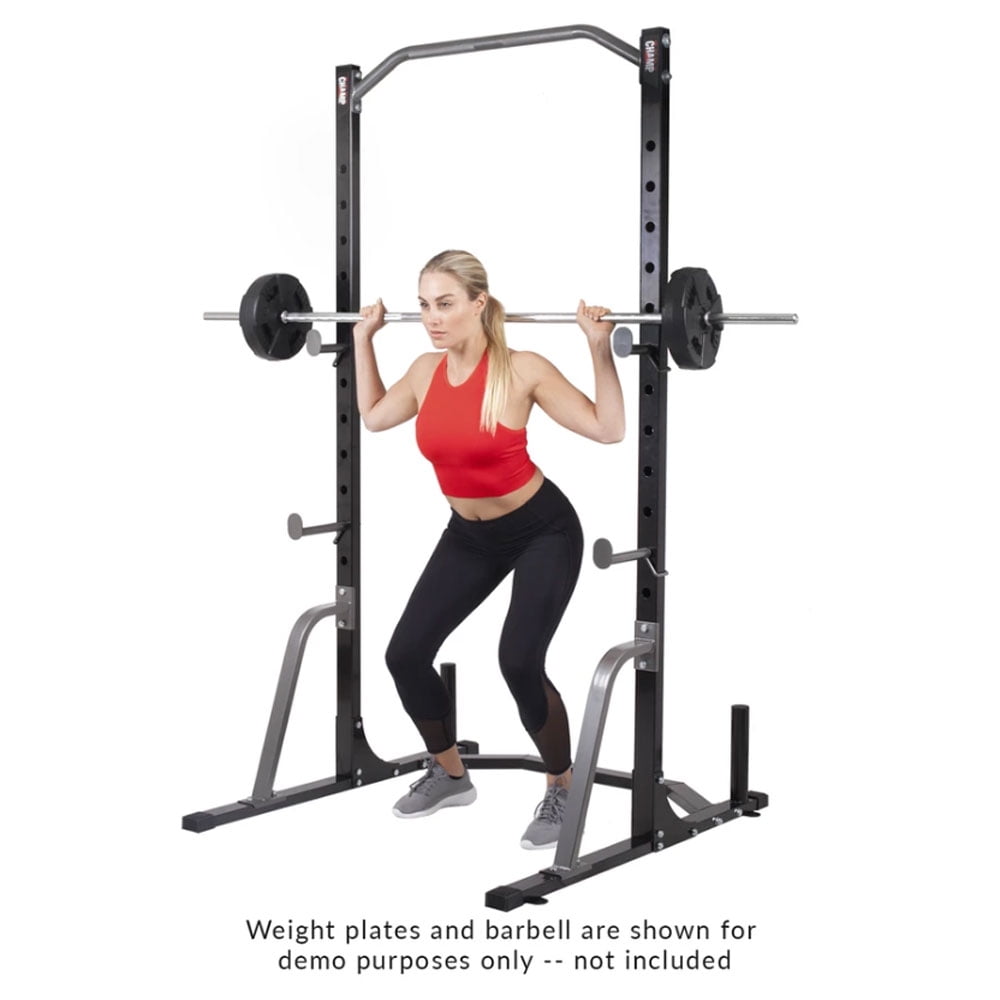 Body Champ PBC530 Power Rack System with Olympic Weight Plate, 46