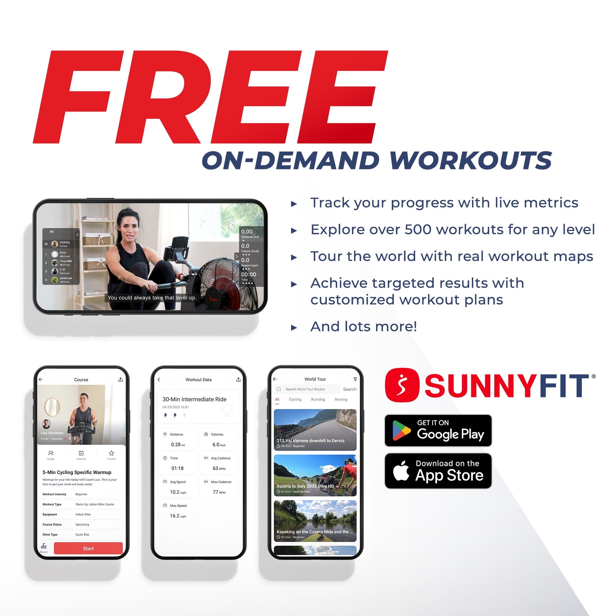 Sunny Health & Fitness SMART Compact Foldable Magnetic Rowing Machine with Bluetooth Connectivity - SF-RW521020