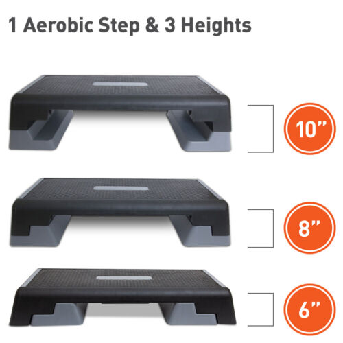Body Sport Aerobic Step – Step Aerobics Platform – Workout Equipment – Exercise