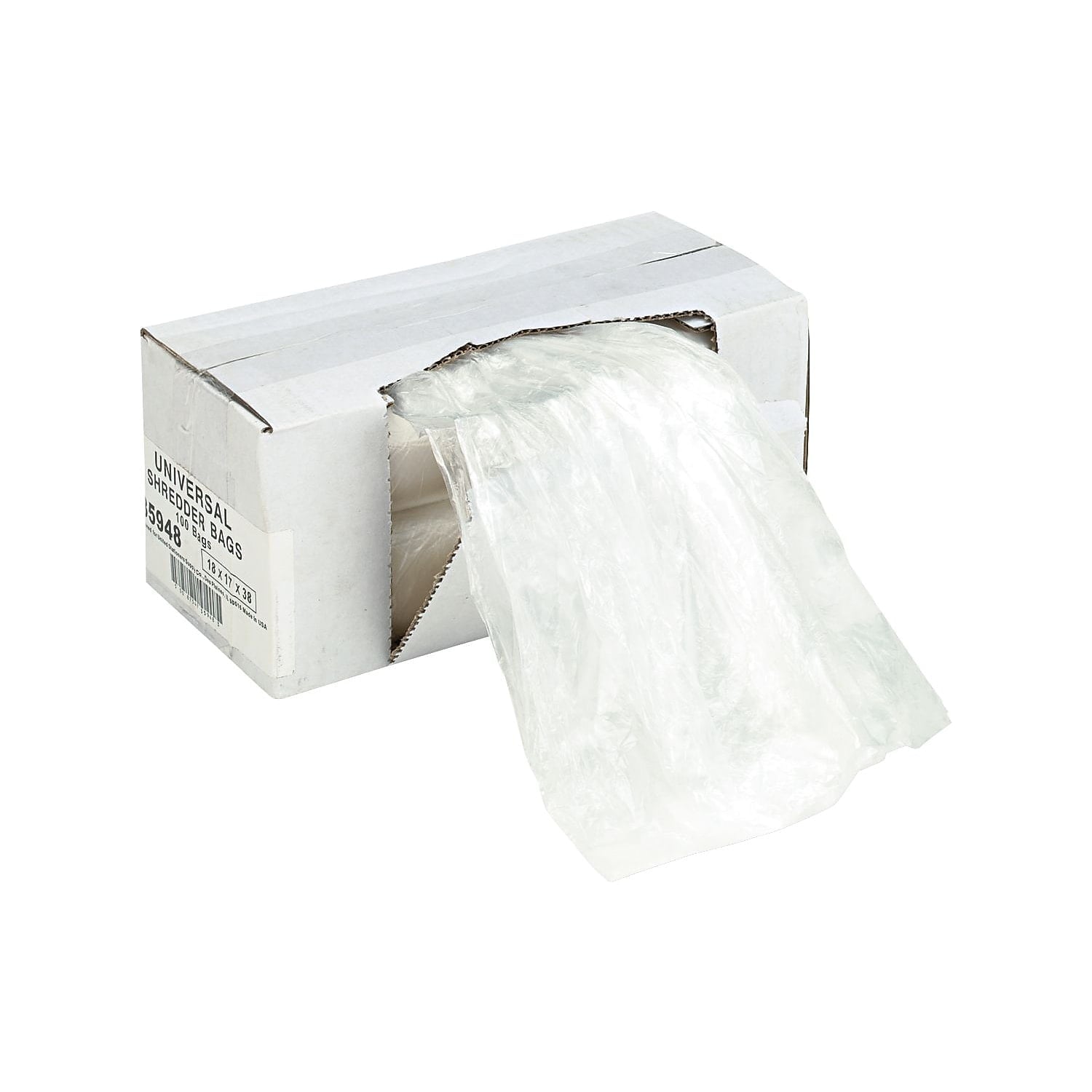 Universal UNV35948 High-Density 25 - 33-Gallon Shredder Bags (100/Box)