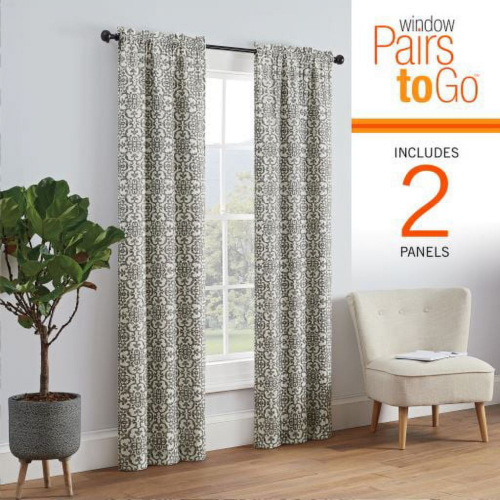 Pairs To Go Brockwell 2-Pack Window Curtains