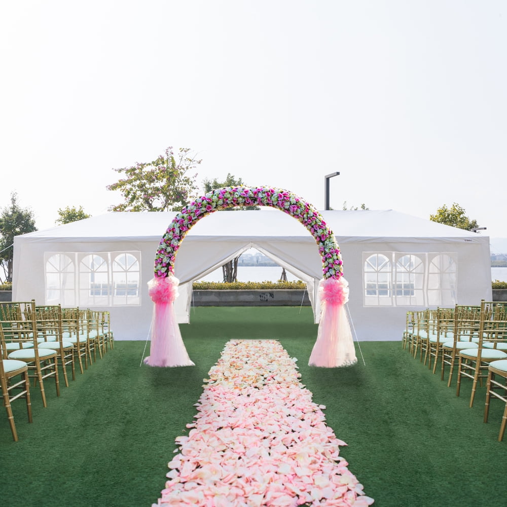 Zimtown 10x30ft Party Patio Tent Canopy Gazebo Pavilion Event Canopies(8 sides)