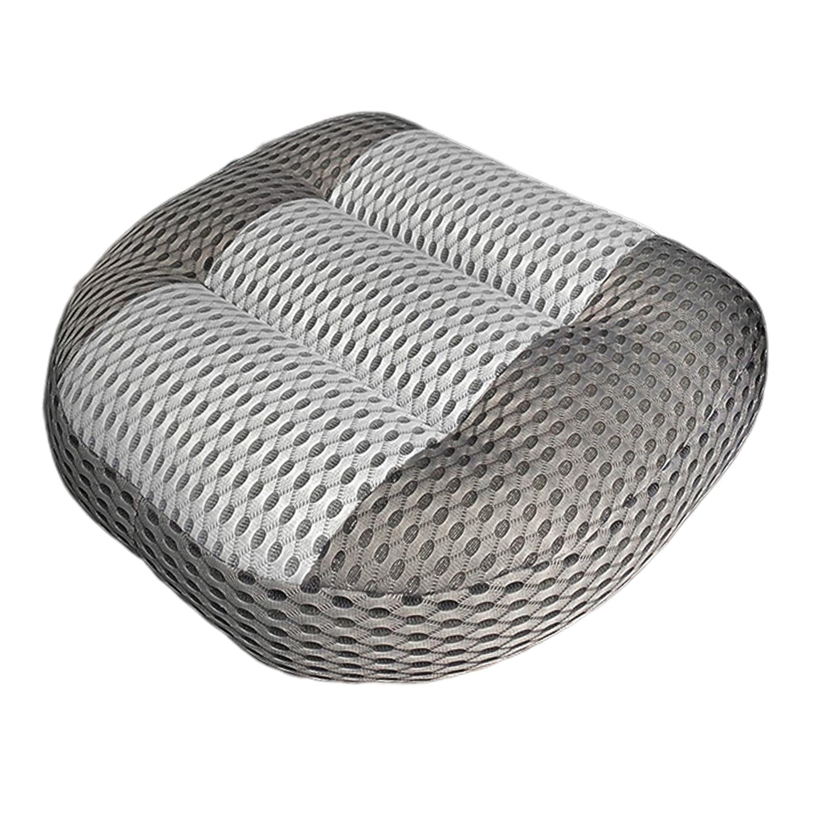 Car Booster Seat Cushion Heightening Height Boost Mat Anti Slip Thickened Cars Seat Pad Portable for Short Car Driver Adult Home Office Chair Gray