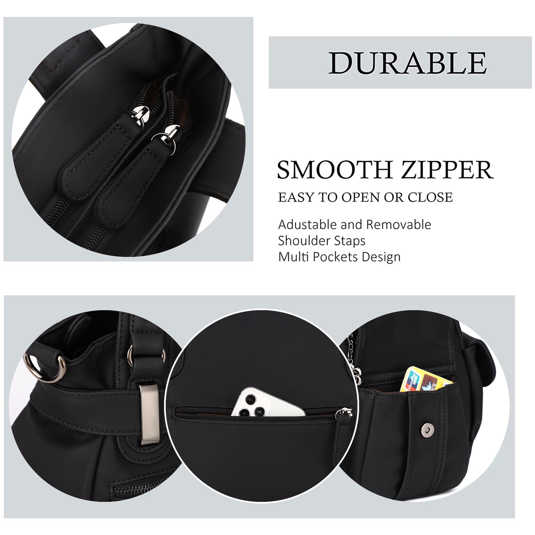 KL928 Women Large Purses and Handbags Shoulder Bag PU Leather Multi-Pocket Tote Bag Easter