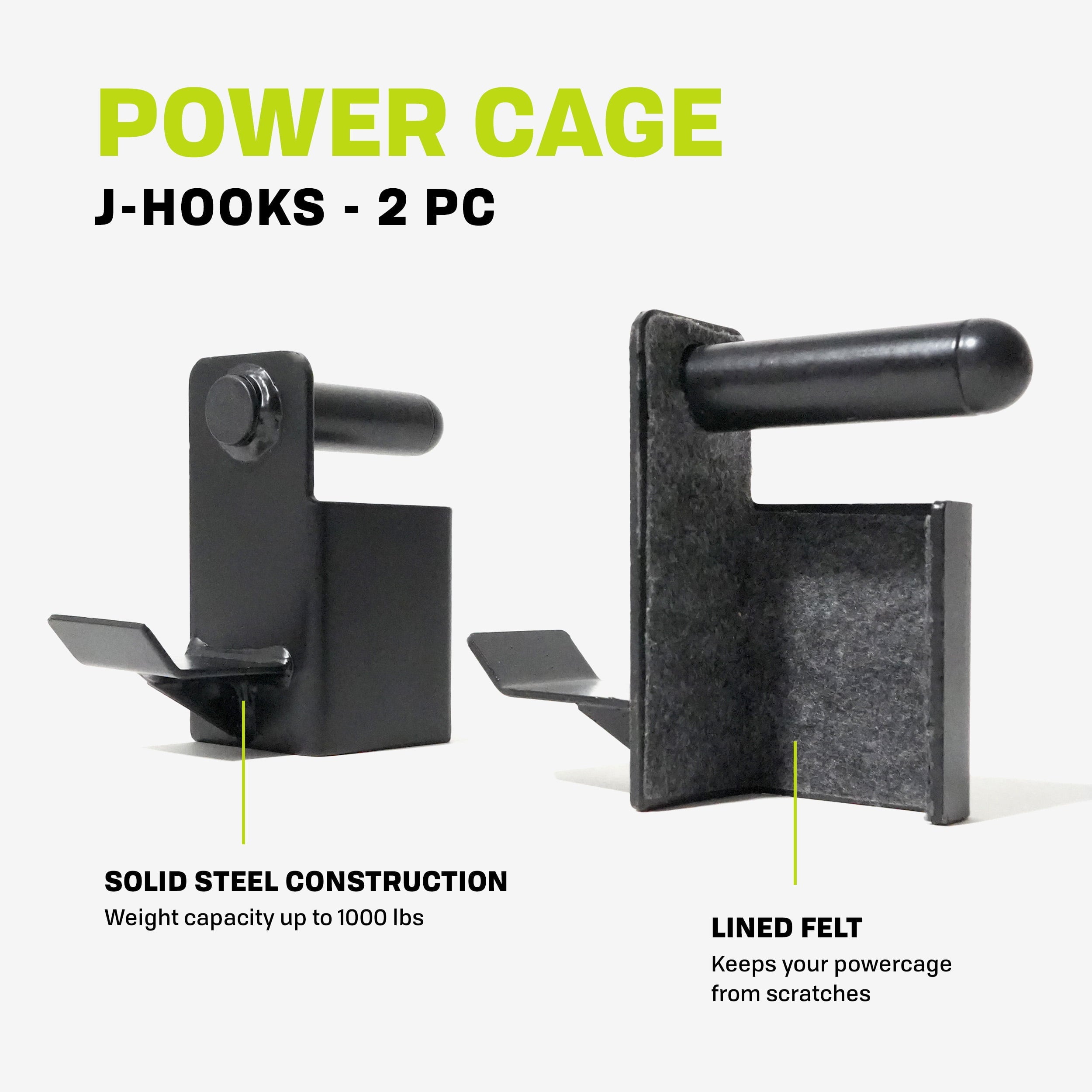Prctz Power Cage J-Hook Set