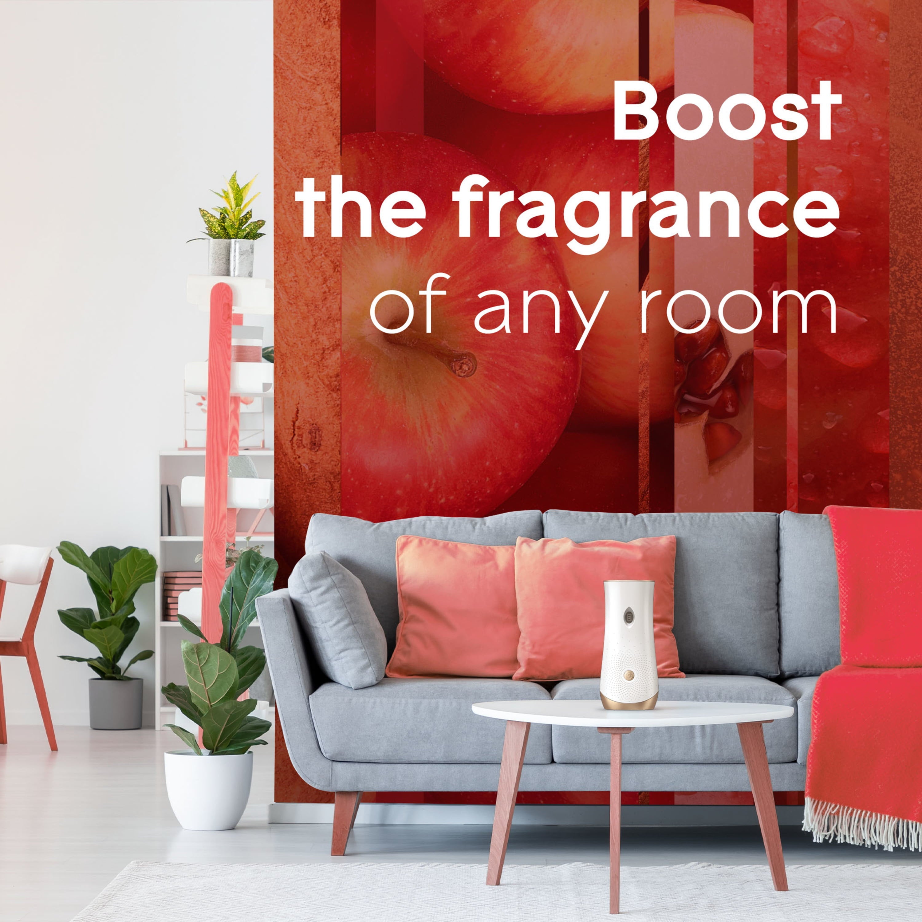 Glade Automatic Spray Refill 2 CT, Apple Cinnamon, 12.4 OZ. Total, Air Freshener