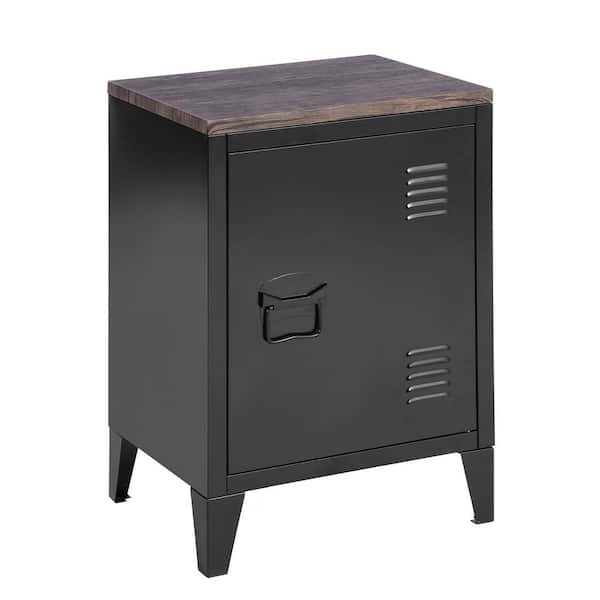 Graves Black Metal Cabinet