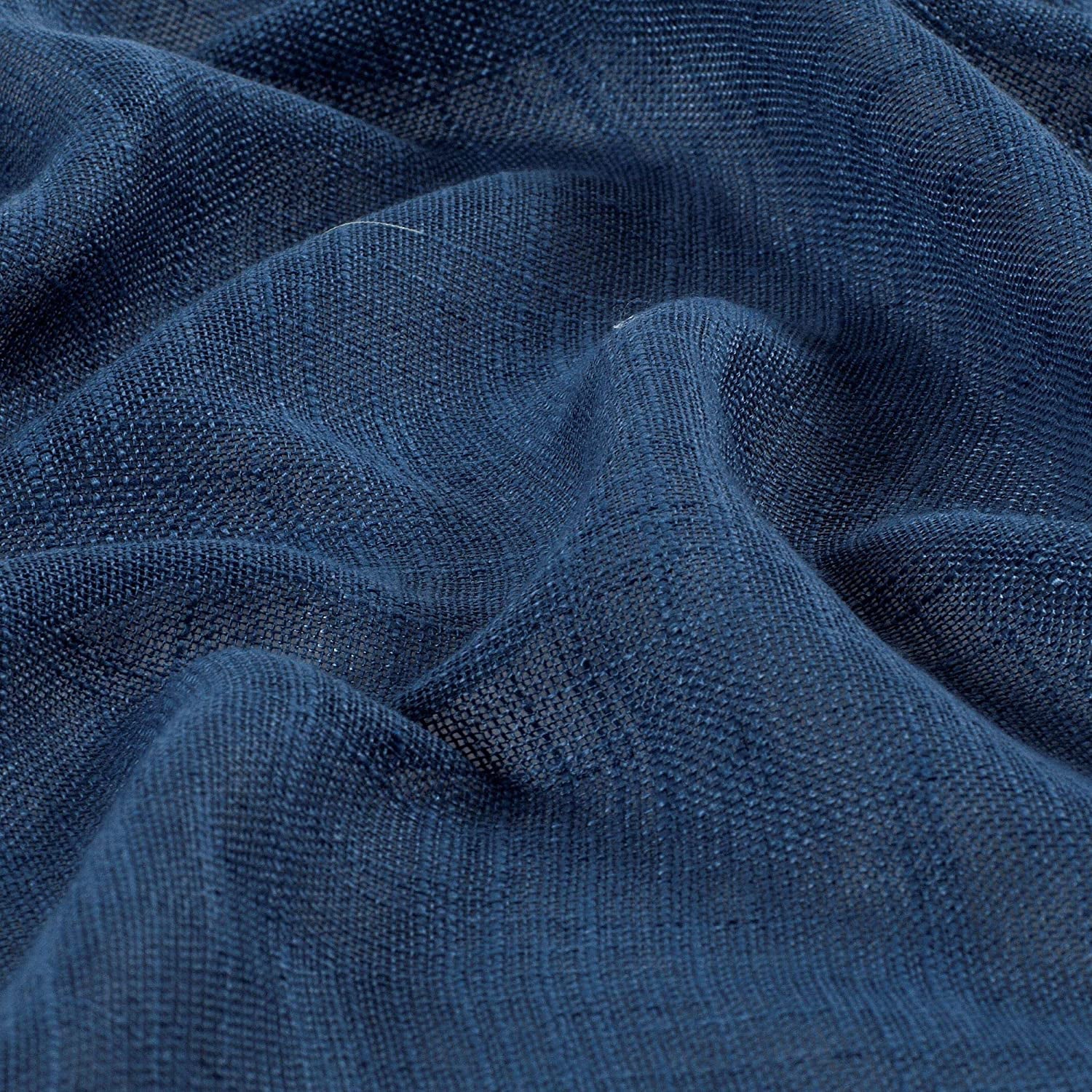 1 Piece Linen Look Textured Sheer Window Treatment Valance (52