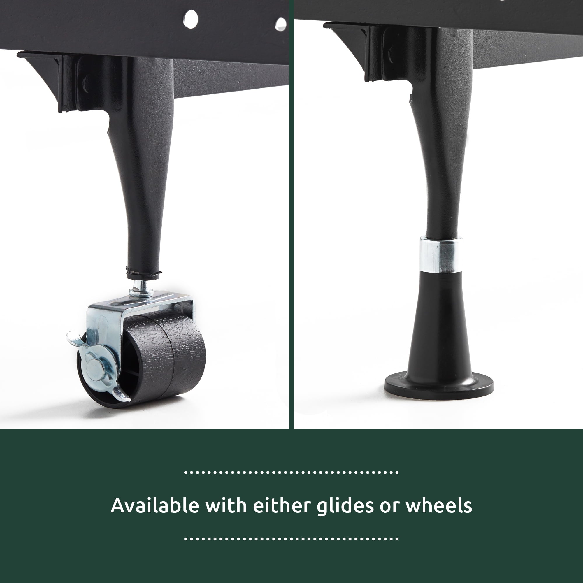 Rest Haven Metal Adjustable Bed Frame with Glides, Twin - Cal King