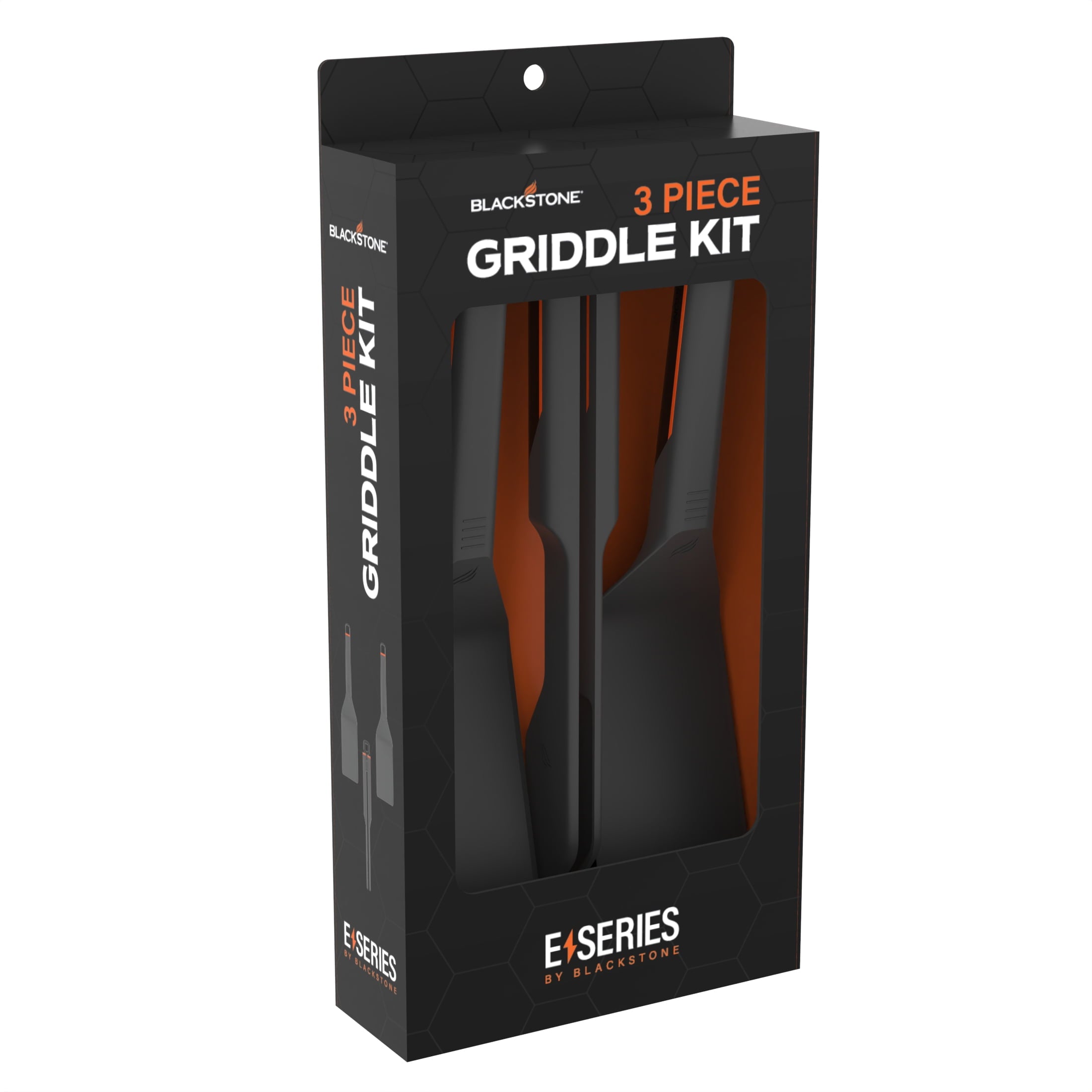 Blackstone E-Series 3 Piece Tongs and Spatulas Griddle Tool Kit