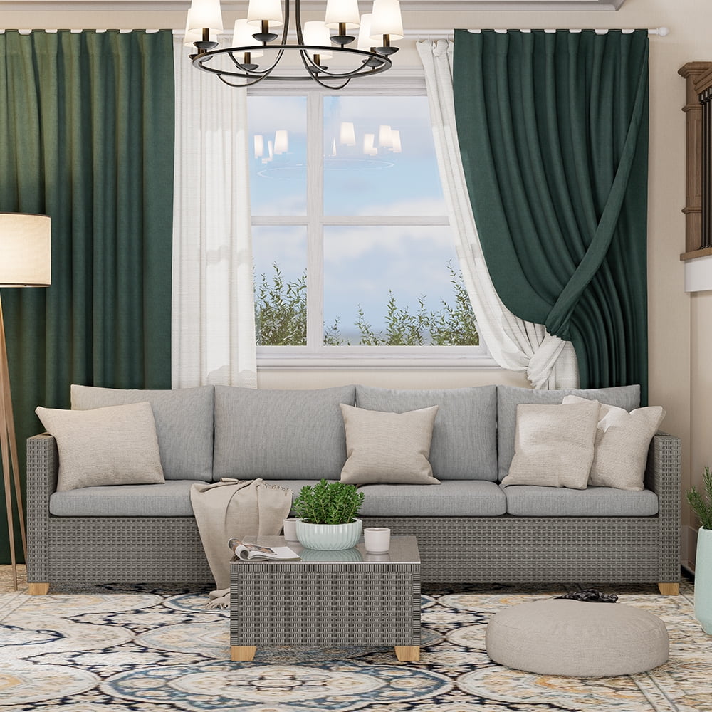 Grand Patio Wicker Coffee Table