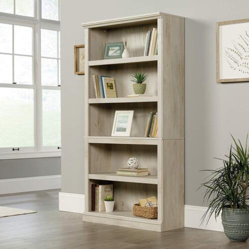 Sauder 5 Shelf Bookcase Chalked Chestnut