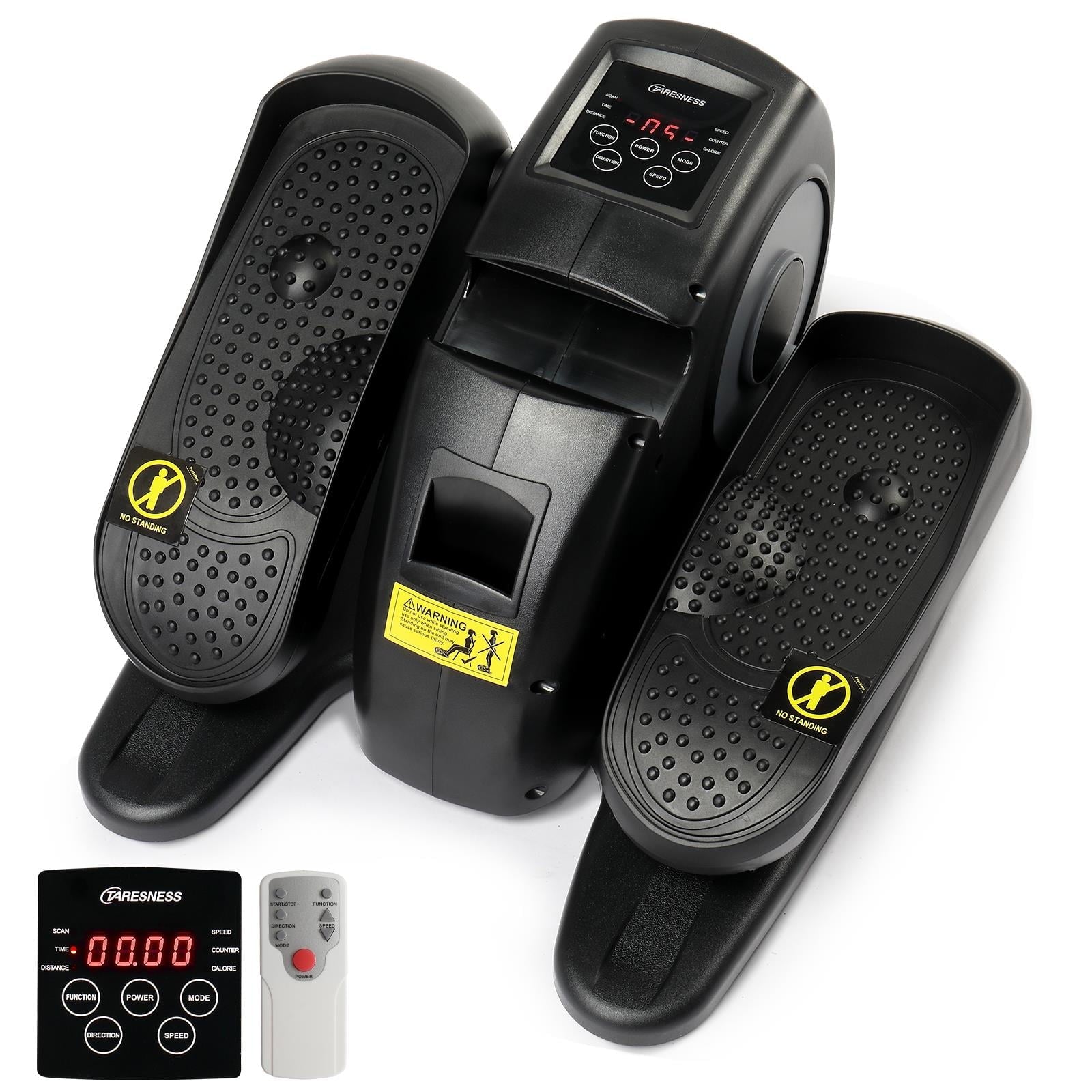 UBesGoo 50W Electric Elliptical Trainer Pedal, Mini Elliptical Trainers Exerciser, Black/Gray