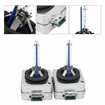 D3S D3R HID Bulbs 35W AC OEM Xenon Headlight Direct Replacement 8000K Iceberg Blue, Pack of 2
