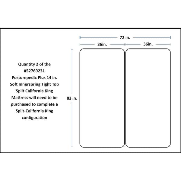 Posturepedic Plus Victorious II 14 in. Soft Innerspring Tight Top Twin XL Mattress