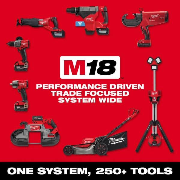 M18 18V Lithium-Ion Brushless Cordless Compact Drill/Impact Combo Kit (2-Tool) W/ SHOCKWAVEBit Set (45-Piece)