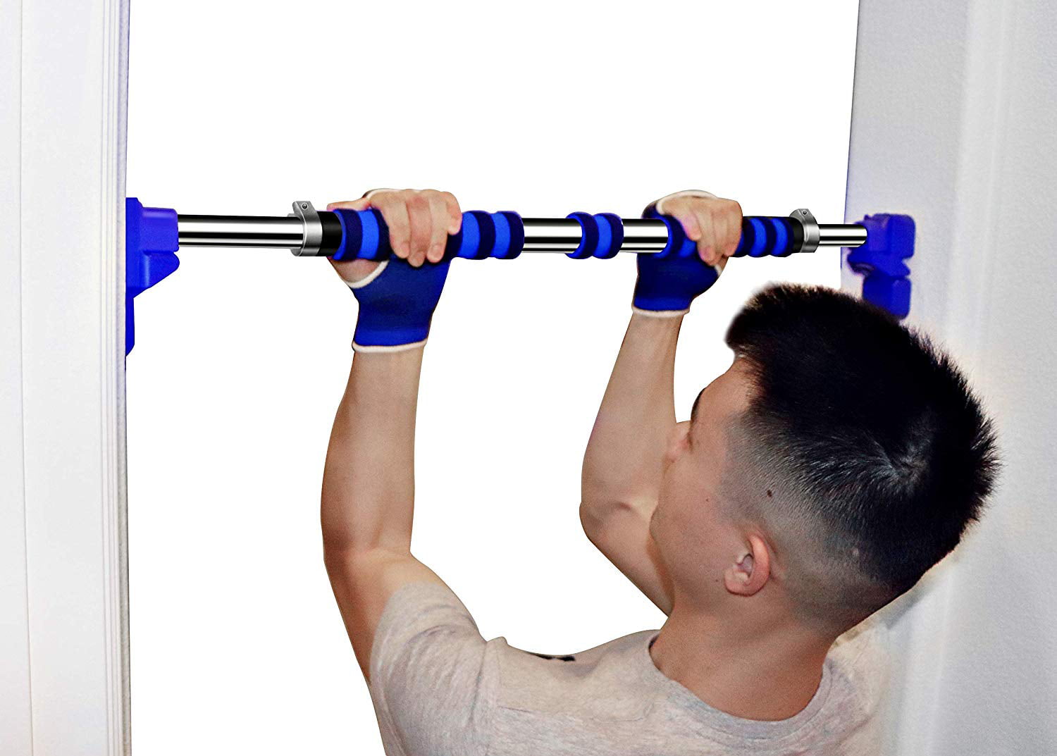 NiceC Pull Up Bar, Doorway Chin Up Bar, Workout Bar, Exercise Bar, Multi-purpose, Home, Fitness, Upper Body, Heavy Duty, Hole-Free (27.5-35.5 inch)