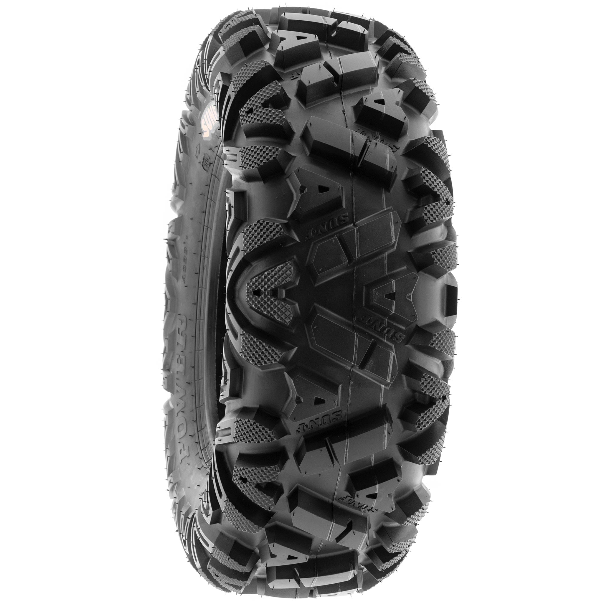 SunF All Terrain ATV UTV Tires 25x8-12 25x8x12 6 PR A033 (Pair of 2)