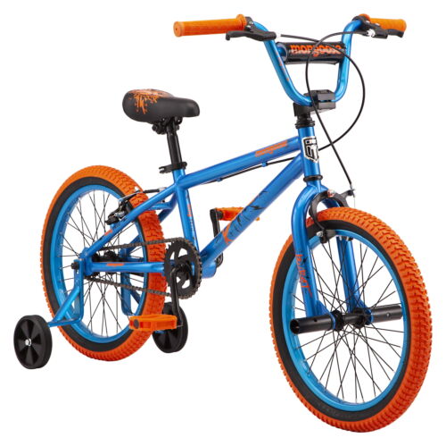 Mongoose 18-in Burst Kid's Bike, Single Speed, Blue & Orange Free US shipping